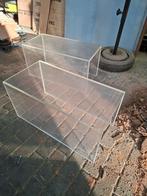 Bijzet-tafeltjes plexiglas, Ophalen, Rechthoekig, Minder dan 55 cm