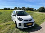 Kia Picanto 1.0 Cvvt 66 PK 5D 2017 Wit, Auto's, Kia, Voorwielaandrijving, Zwart, 4 stoelen, Wit