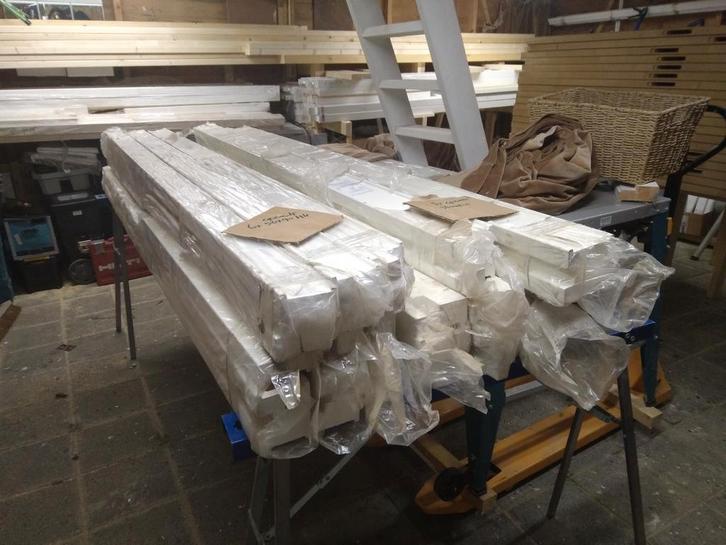 Partijtje binnendeurkozijnen opdek, Doe-het-zelf en Verbouw, Kozijnen en Schuifpuien, Nieuw, Deurkozijn, Hout, 225 cm of meer