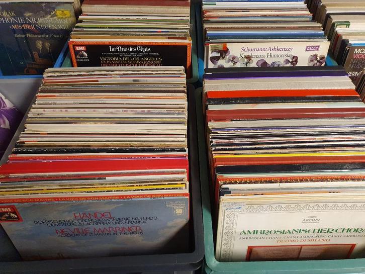 800 LP's Klassieke muziek, Cd's en Dvd's, Vinyl | Klassiek, Gebruikt, Classicisme, Overige typen, Overige formaten, Ophalen of Verzenden