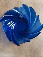 Kobaltblauwe schaal, Ophalen of Verzenden, Nieuw, Rond, Glas