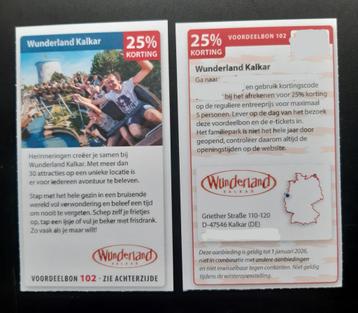 Wunderland Kalkar 25% korting beschikbaar voor biedingen