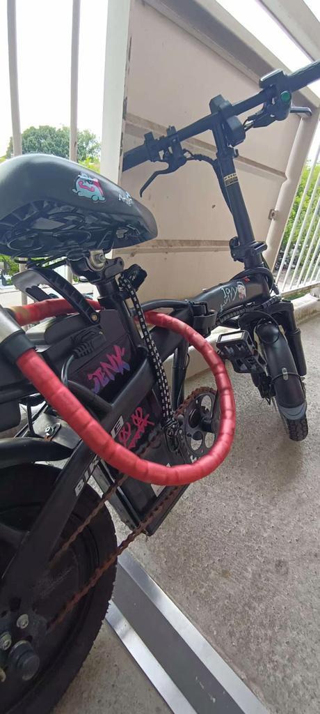 Elektrische vouwfiets black, Fietsen en Brommers, Elektrische fietsen, Gebruikt, Overige merken, Ophalen of Verzenden