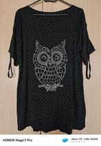 Zwarte Tuniek/shirt met Uil - Maat M, Ophalen of Verzenden, Nieuw, Maat 38/40 (M), Zwart