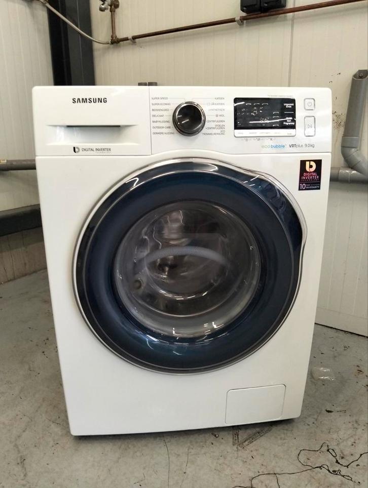 Samsung Ecobubble 9kg Wasmachine - Topstaat!, Witgoed en Apparatuur, Wasmachines, Zo goed als nieuw, Voorlader, 8 tot 10 kg, 85 tot 90 cm