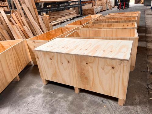 ISPM 15 export transport kisten, Doe-het-zelf en Verbouw, Kratten en Dozen, Doos, 100 cm of meer, Minder dan 35 cm, 60 cm of meer
