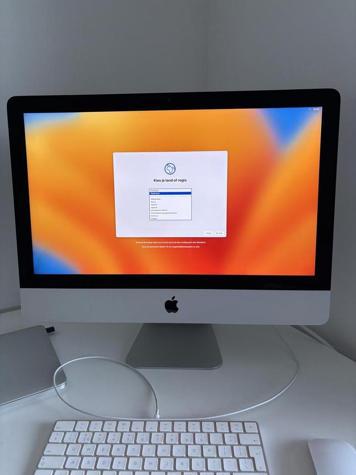 iMac Retina 4K 21.5", Computers en Software, Apple Desktops, Gebruikt, iMac, SSD, 3 tot 4 Ghz, 8 GB, Ophalen of Verzenden