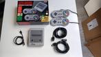 Super Nintendo Mini, Spelcomputers en Games, Spelcomputers | Nintendo Super NES, Ophalen of Verzenden, Gebruikt, Met 2 controllers