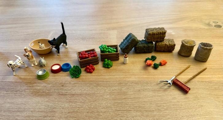 Schleich boerderij en manege spullen en dieren, Verzamelen, Speelgoed, Zo goed als nieuw, Ophalen of Verzenden