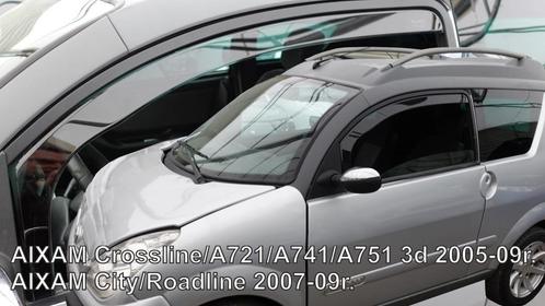 zijwindschermen Aixam oa City Crossline Crossover A741 A751, Auto diversen, Auto-accessoires, Nieuw, Ophalen of Verzenden