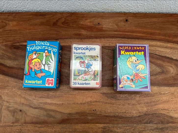 Vintage kwartetten, Verzamelen, Speelkaarten, Jokers en Kwartetten, Zo goed als nieuw, Kwartet(ten), Ophalen of Verzenden