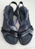 Leren sandalen maat 42 - Comfortabel, Kleding | Dames, Ecco, Blauw, Zo goed als nieuw, Sandalen of Muiltjes