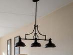Donkerbruine hanglamp, Ophalen of Verzenden, Zo goed als nieuw, Glas, 75 cm of meer