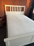 Ikea Hemnes Bed + Hövag Matras 140x200, Ophalen, Gebruikt, Wit, 140 cm