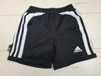 Zwart/ wit sportbroekje mt 128/134 (Adidas/ als NIEUW), Ophalen, Adidas, Broek