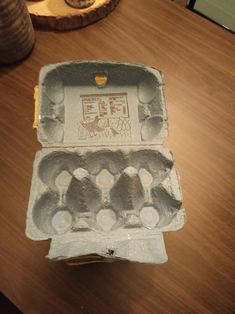 Te koop/ ruilen eierdoosjes van 6, Dieren en Toebehoren, Pluimvee | Toebehoren, Ophalen, Zo goed als nieuw, Overige typen