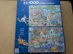 Jan van Haasteren 2 puzzels in 1 doos, Ophalen of Verzenden, Zo goed als nieuw