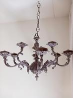 Oude brocante rustieke kaarsen kroonluchter ehv  geldrop, Antiek en Kunst, Ophalen of Verzenden, Koper of Brons