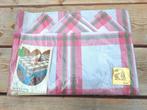 Vintage tafellaken tafelkleed placemats geruit nieuw, Huis en Inrichting, Ophalen of Verzenden, Nieuw, Tafelkleed of Tafelzeil