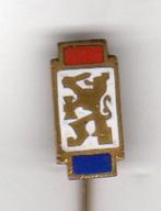 Speldje NEDERLANDSE UNIE ROOD WIT BLAUW LEEUW EMAILLE (A8), Verzenden, Gebruikt, Overige onderwerpen