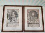 Oude Etsen Gravures Portretten Prenten, Antiek en Kunst, Ophalen of Verzenden