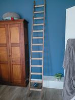 Oude boekenkast ladder., Doe-het-zelf en Verbouw, Gebruikt, Ophalen of Verzenden