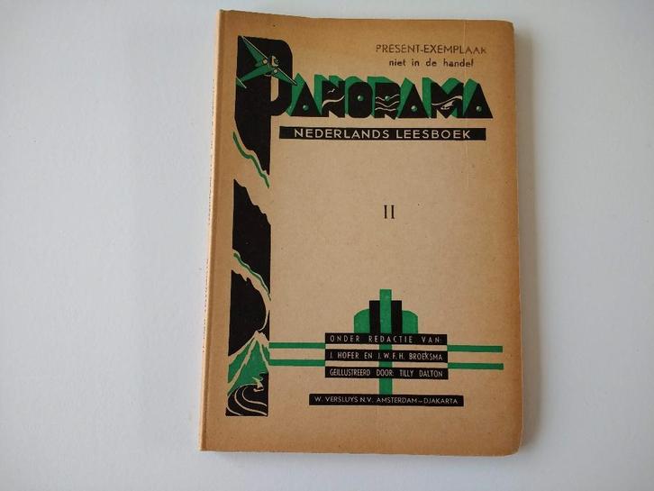 Panorama, Nederlands leesboek deel 2 schoolboek 1955, Boeken, Schoolboeken, Gelezen, Nederlands, Overige niveaus, Ophalen of Verzenden