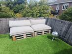 Palletbank 2x, Tuin en Terras, Ophalen, Zo goed als nieuw, Hout