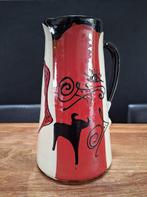 div. keramiek design kan schenkkan pitcher karaf gesigneerd, Ophalen of Verzenden