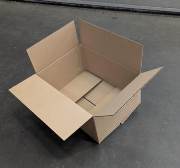 Vouwdoos 39x29x19 cm / C - 4 mm enkele golf / bruin beschikbaar voor biedingen