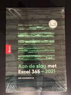 Aan de slag met Excel 365 - 2021 (nog verpakt), Boeken, Studieboeken en Cursussen, Ophalen of Verzenden, Nieuw, HBO