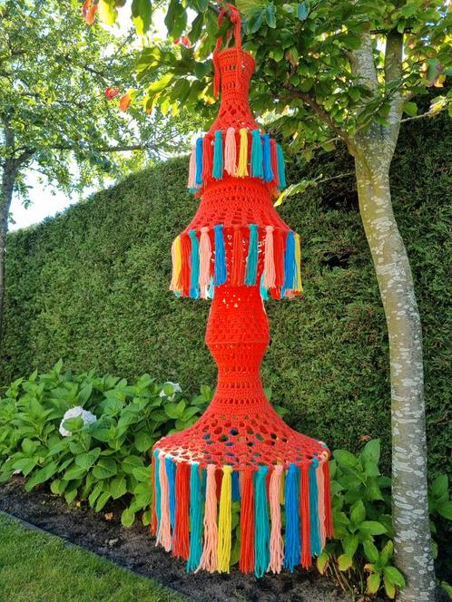 Leuke Boho Ibiza style fuiklamp, Tuin en Terras, Tuinwanddecoratie, Nieuw, Ophalen of Verzenden