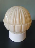 Art Deco Thabur Plafondlamp in creme kleur, Huis en Inrichting, Lampen | Plafondlampen, Ophalen of Verzenden, Gebruikt, Glas, Vintage, antiek