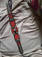Tibetaanse riem Rode Kralen Riem met Turquoise Stenen tibet, Ophalen of Verzenden