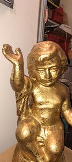 Gouden engel hoogte is 62 cm  (Z257-134), Diversen, Kerst, Ophalen, Zo goed als nieuw