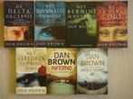 STAPEL boeken van Dan Brown: alle 7 boeken - compleet, Boeken, Thrillers, Gelezen, Ophalen of Verzenden, Nederland