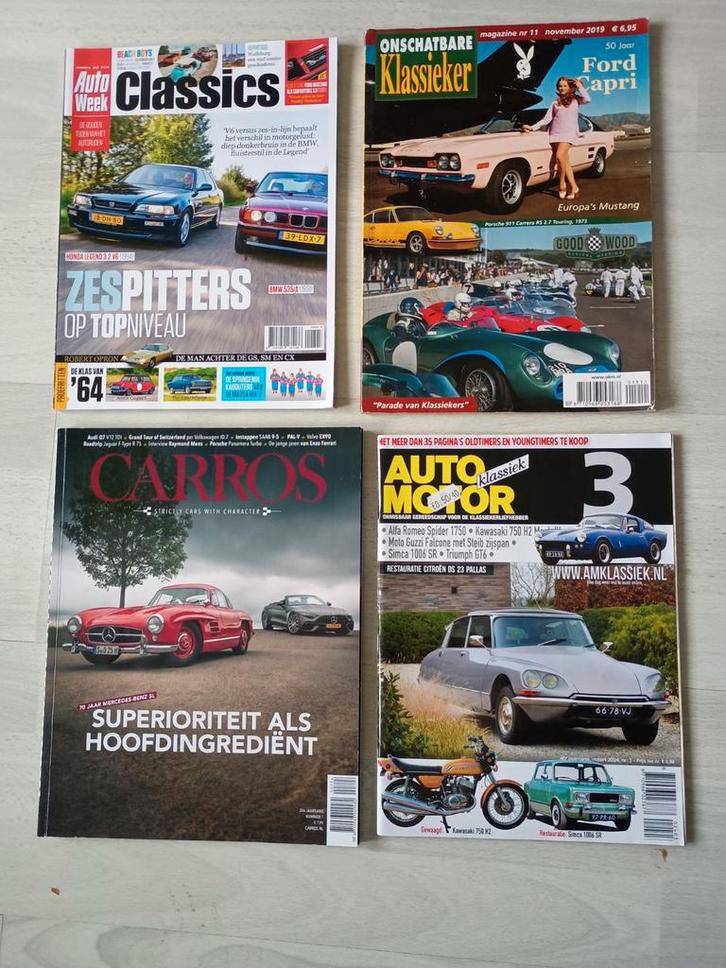Autotijdschriften Collectie - Klassiekers, Boeken, Auto's | Folders en Tijdschriften, Gelezen, Algemeen, Ophalen of Verzenden