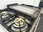 ❗Luxe Fornuis Boretti 90cm crème + rvs 1 oven frytop, 60 cm of meer, Ophalen of Verzenden, Zo goed als nieuw, Energieklasse A of zuiniger