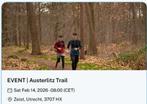 Ticket Austerlitz Trail 14 Feb 2026 (trailrun 10-20-30 km), Eén persoon, Februari