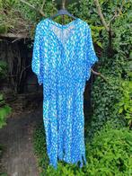 Monki kaftan lange jurk blauw wit mt M of L, Maat 38/40 (M), Blauw, Ophalen of Verzenden, Zo goed als nieuw