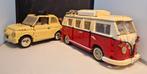 Volkswagen T1 Camper en Fiat 500, Ophalen of Verzenden, Gebruikt, Complete set, Lego