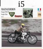 motorkaart (i5) magnat debon nougier 500 ccp ( 1936 ), Ophalen of Verzenden, Zo goed als nieuw, Motoren