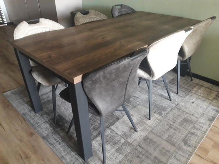 Eettafel 90 x 190 cm, Huis en Inrichting, Tafels | Eettafels, Zo goed als nieuw, 50 tot 100 cm, 150 tot 200 cm, Rechthoekig, Ophalen
