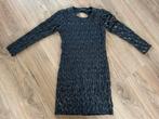 Zara jurkje goud/zwart maat S, Kleding | Dames, Jurken, Maat 38/40 (M), Ophalen of Verzenden, Zo goed als nieuw, Boven de knie