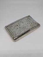 Zilveren tabaksdoos, Ophalen of Verzenden, Zilver
