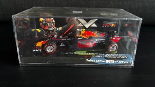 Max Verstappen 1:43 Edition 39 Mexican GP 2018, Hobby en Vrije tijd, Modelauto's | 1:43, Zo goed als nieuw, Auto, MiniChamps, Ophalen of Verzenden