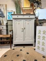 Biedermeier meidenkast linnenkast halkast commode buffetkast, Ophalen, 105 cm of meer, Nvt, 75 tot 100 cm