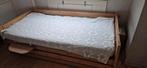 Bed met onderschuifbed, Ophalen, Gebruikt, 90 cm, Eenpersoons