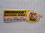 sticker onderhoud ? naar de BOVAG - VAKMAN, Verzamelen, Stickers, Verzenden, Zo goed als nieuw, Bedrijf of Vereniging
