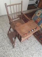 Antieke kinderstoel inklapbaar tot tafel en stoel, Ophalen, Gebruikt, Overige typen